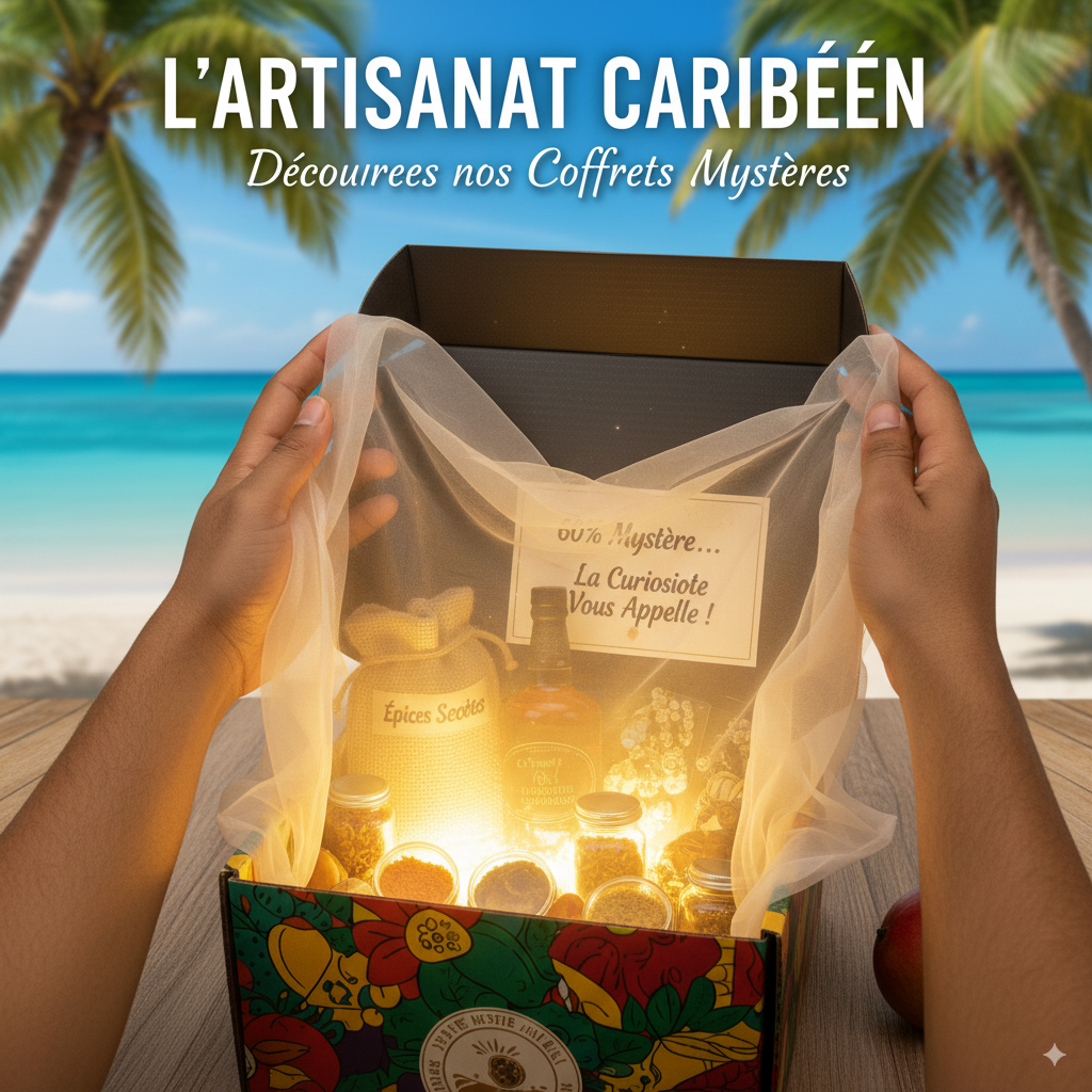 Box Mystère Petit-déjeuner Créole – 60 % de surprises, édition trimestrielle